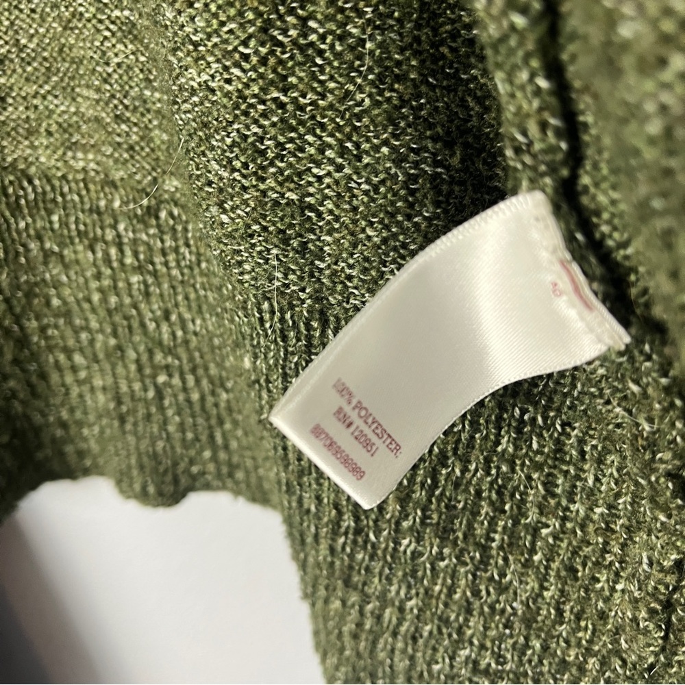 Green waterfall open cardigan - Picture 4 of 6